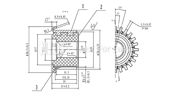 Type commutateur de canalisation verticale de démarreur de segments du commutateur 32 de moteur de C.C à C.A. pour la machine-outil armature-92