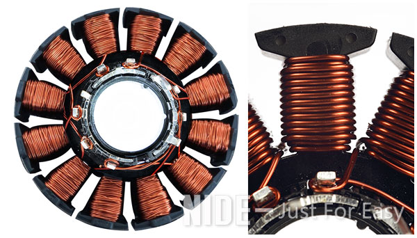 enroulement de bobine externe automatique d'aiguille d'éolienne de rotor pour la fabrication de moteur de Bldc