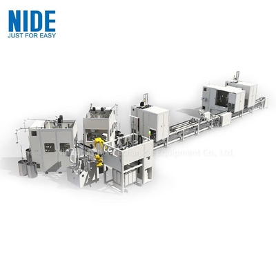 Chaîne de production automatique de moteur de pompe à eau pour la fabrication de redresseur