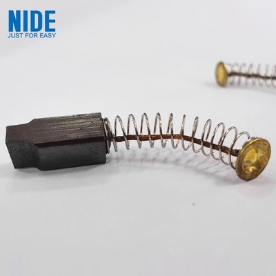 Le balai de charbon de machine-outil pour des pièces de rechange de moteur à courant alternatif de C.C a adapté aux besoins du client
