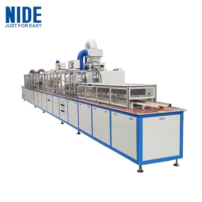 Ligne automatique de revêtement en poudre électrostatique pour l'isolation du noyau du stator du moteur sans balai