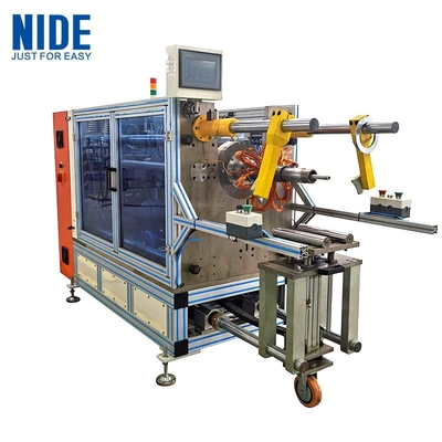 Enroulement horizontal de redresseur insérant la machine avec le mode d'alimentation de cale