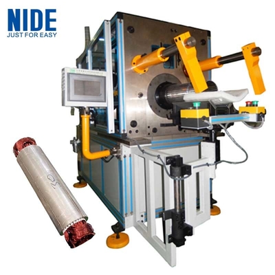Enroulement horizontal de redresseur insérant la machine avec le mode d'alimentation de cale