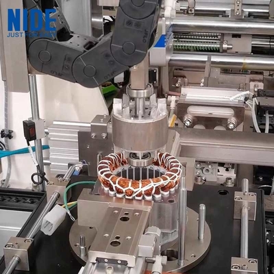 Ligne d'assemblage du stator et du rotor du moteur à induction automatique de la machine à laver