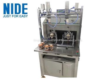 Machine de remontage de bobine de stator externe moteur sans pinceau avec deux stations
