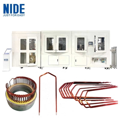 Machine automatique de formage de stator à épingle à cheveux Solution technologique de moteur à épingle à cheveux pour moteur d'entraînement automobile