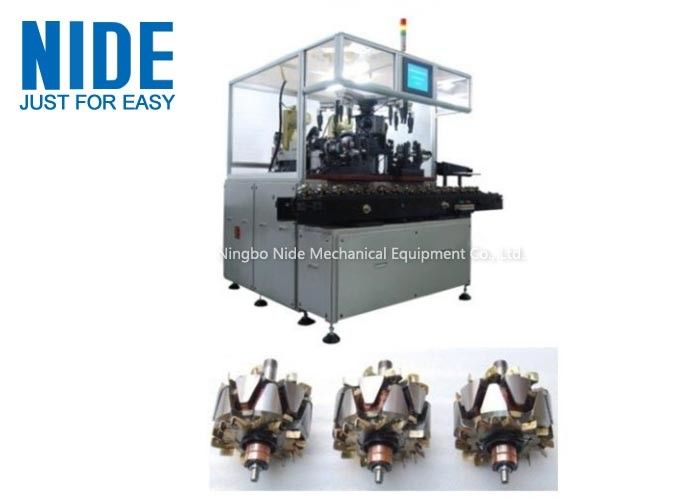Machine de équilibrage d'armature à grande vitesse de 5 stations avec le type coupeur de R